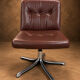 Leather armchair P128 Osvaldo Bordani