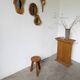 Tripod stool elm