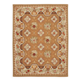 Tapis kilim aubusson vintage européen fait main 236 cm x 306 cm