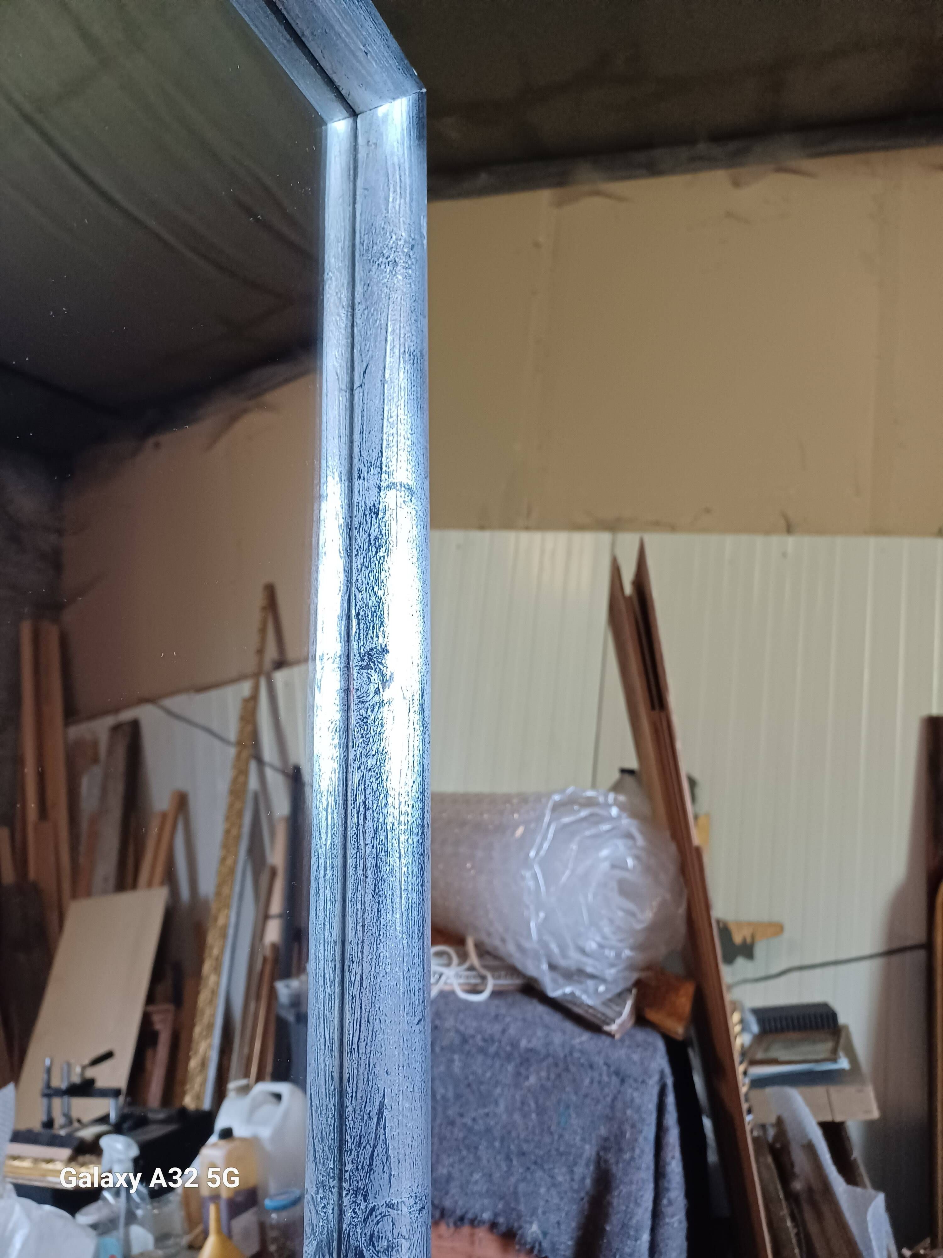 LARGE SILVER FLOOR MIRROR (GATSBY model)