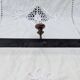 Wrought Iron Riveted Coat Rack with 3 Hooks Antique