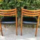 Paire de chaises scandinaves