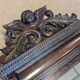 Large Flemish neo-Renaissance wall mirror in carved wood – late 19th century
