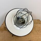 Industrial factory hanging lamp, 1960s