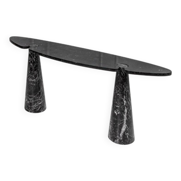 Black Marble Eros Console by Angelo Mangiarotti for Skipper, 1990s