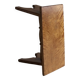 Rustic solid Karelian birch stool | Latvia | 1950s