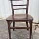 Set of 40 old beech bistro chairs