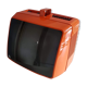 Vintage orange Prince portable TV