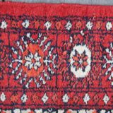 Boukhara-pakistan wool carpet adorned with 5 rows of gel 150 x 92 cm