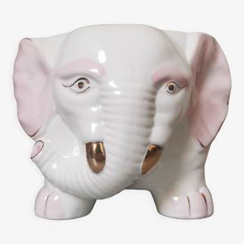 Ceramic elephant planter