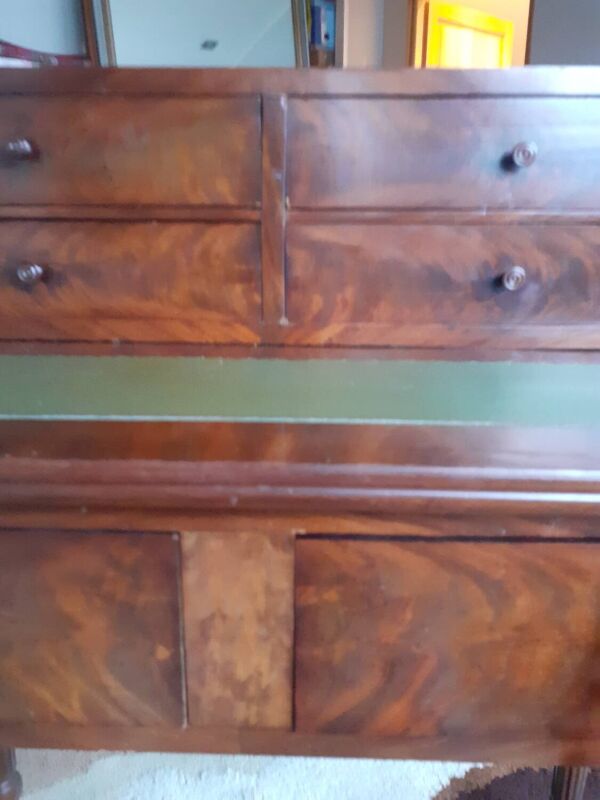 Bureau à gradin en acajou style Louis Philippe