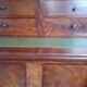 Louis Philippe style mahogany stepped desk