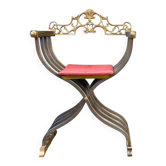 Chaise Dante de style Renaissance, années 1960
