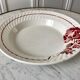 Hollow dish Saint-Amand pink flowers 30s