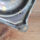 Pair of golden brass candle holders