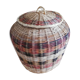 Panier en rotin vintage