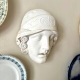 White plaster mask