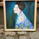 5 tableaux, reproductions peintes à la main hommage à Gustav Klimt