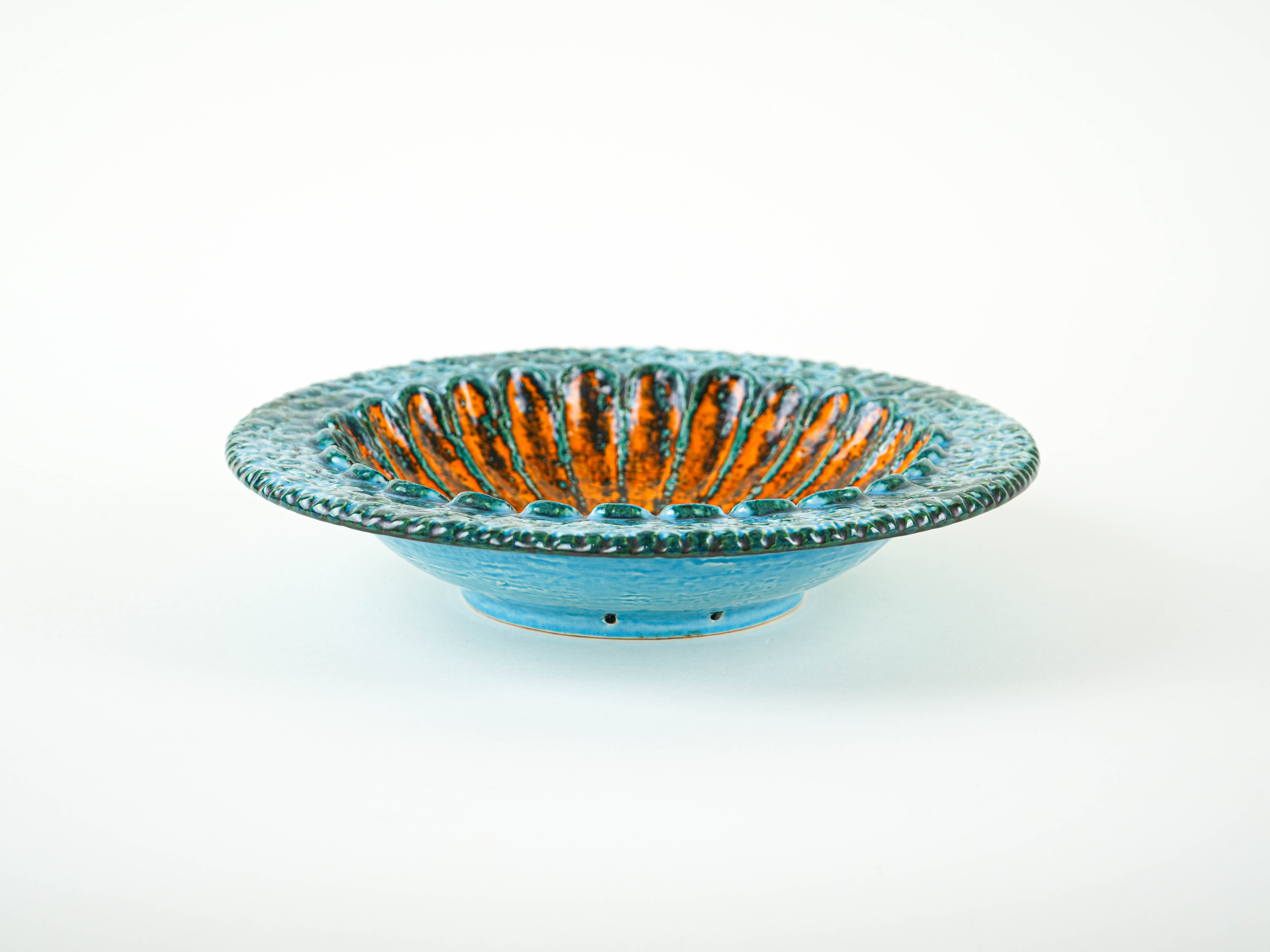 Ceramic plate, German design, 1960s, made in West Germany