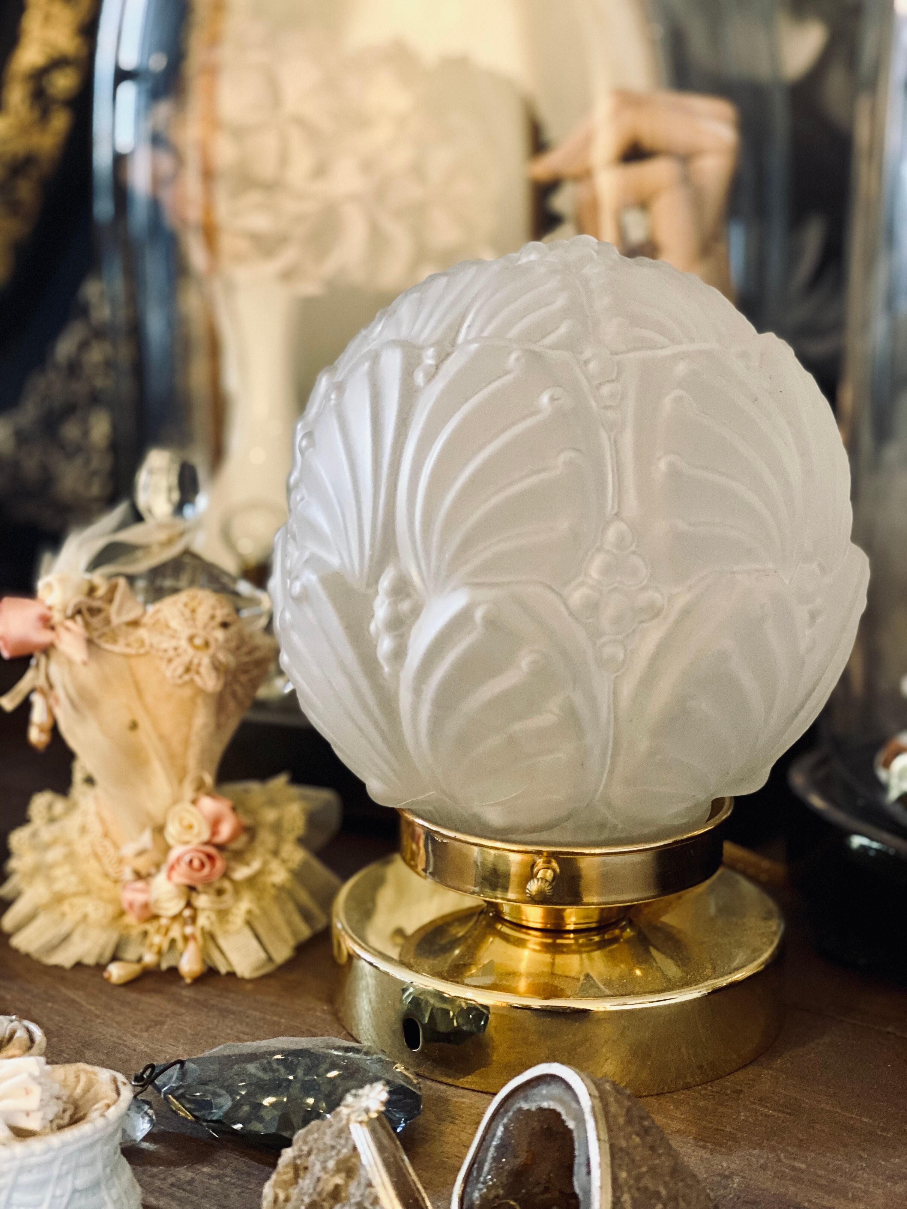 Lampe art deco