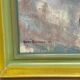 Swedish Oil on Panel "Flower Vase" by Sven Oswaldsson 47, Signed, Framed 44×49cm