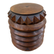 Round art deco wooden box 1930 Courchevel 1850