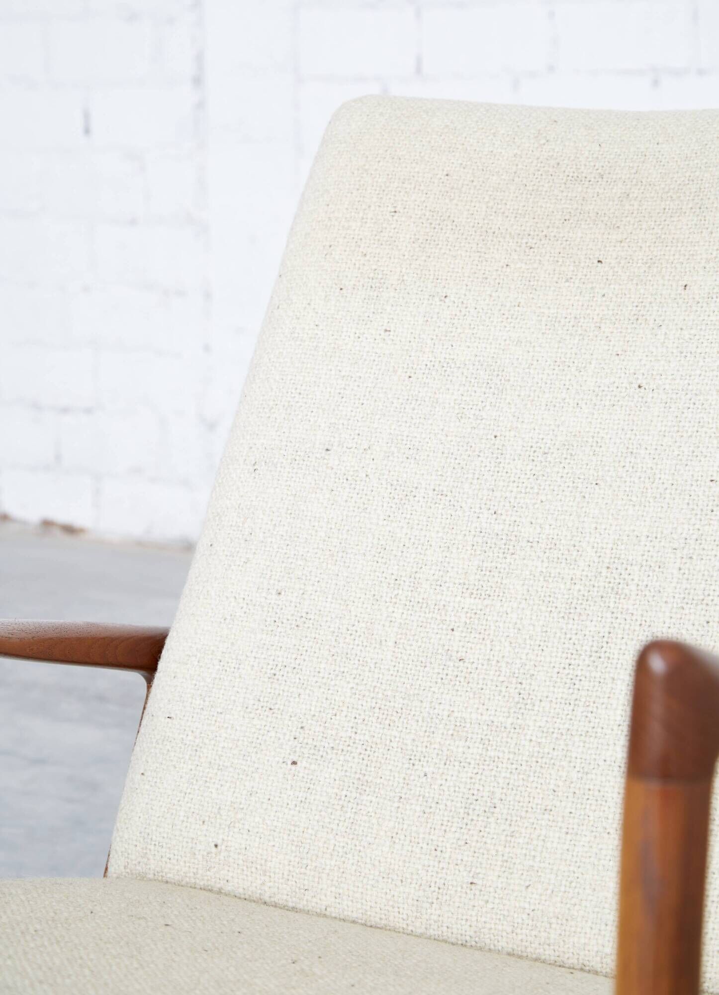 Rocking chair, model 650-15, by Ib Kofod-Larsen for Chr. Linneberg
