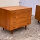 Pair of Scandinavian teak chests of drawers 1960