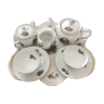 Head to head tea/ coffee porcelain service of Limoges B&D - Porcelaine France -