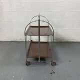 Mid-century folding serving trolley by Bremshey Solingen, 1950s