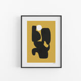 ABSTRACT SHAPE NO.1 — Giclée print