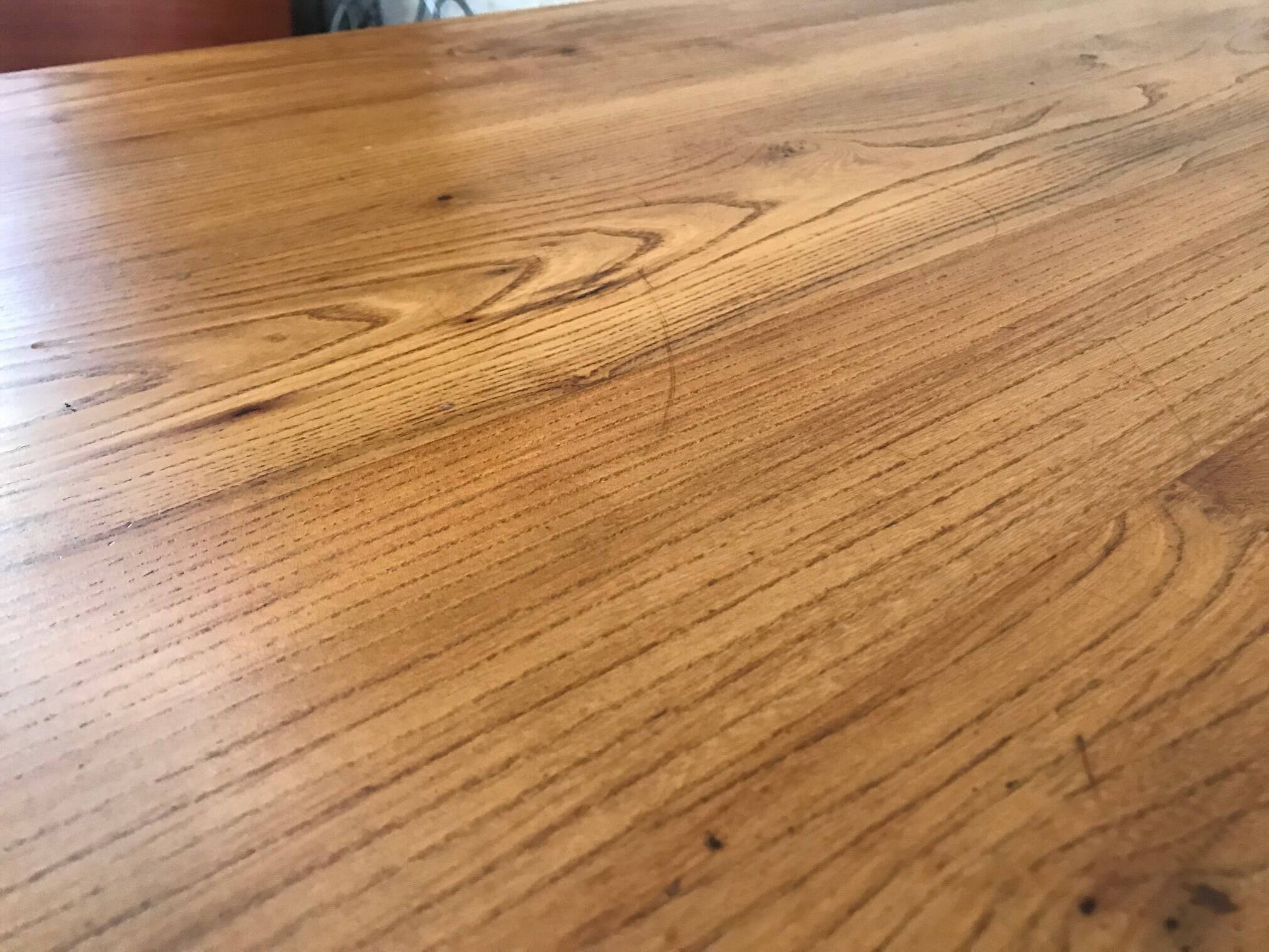 Solid elm coffee table from the 80s