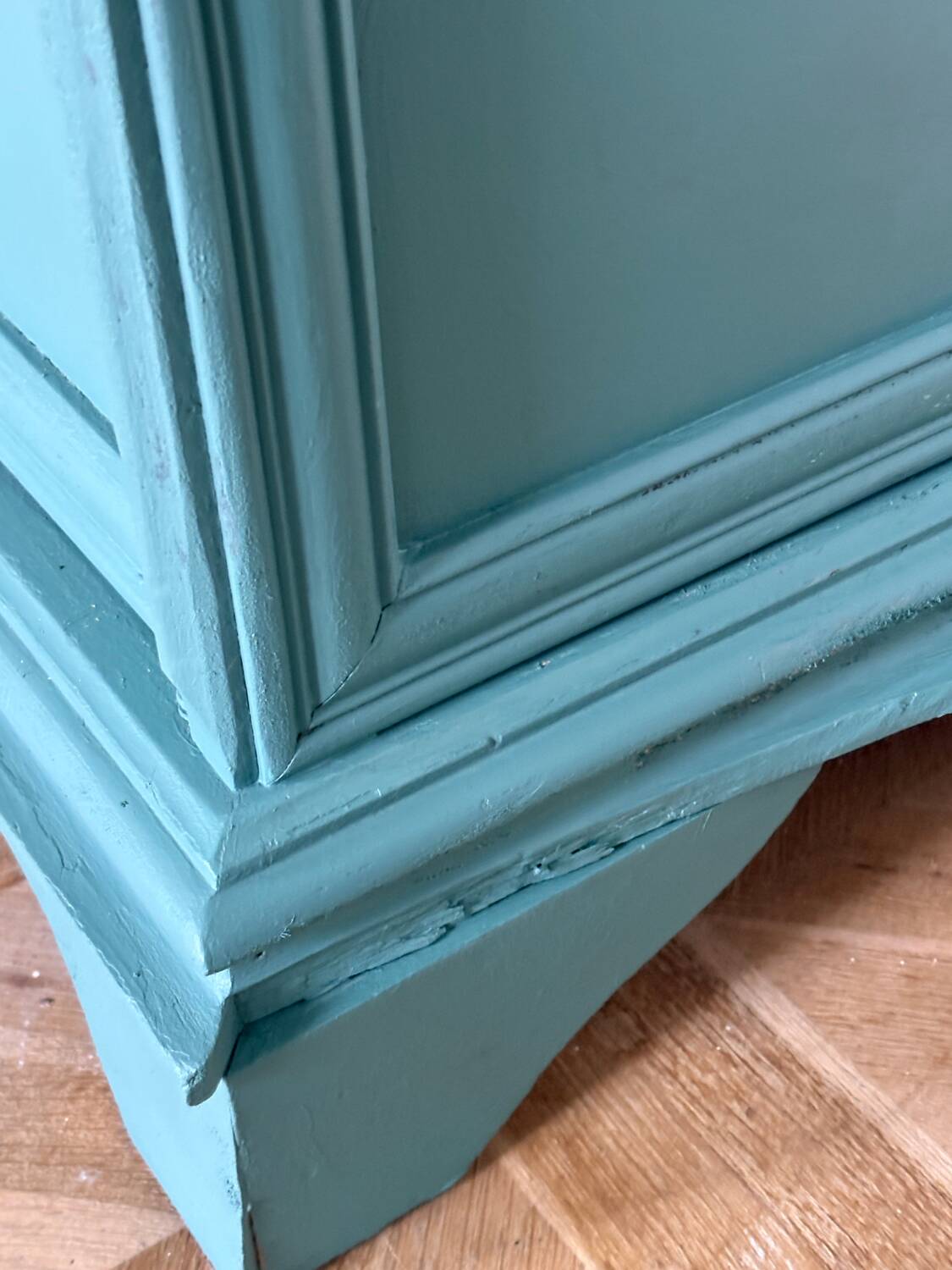 Small organic green sideboard