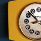 Vintage clock, "Yellow Kiplé" wall clock