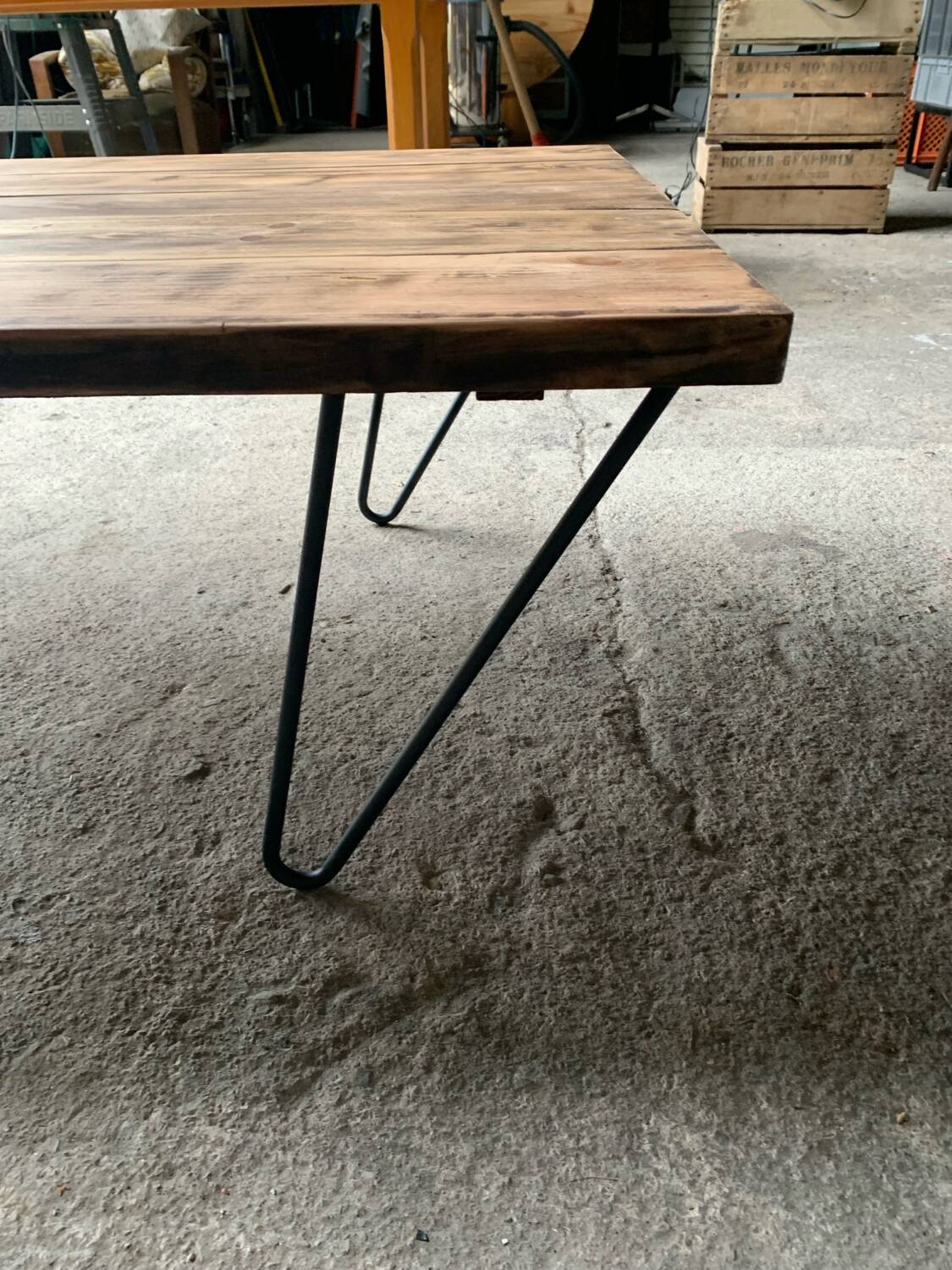 Vintage & contemporary coffee table