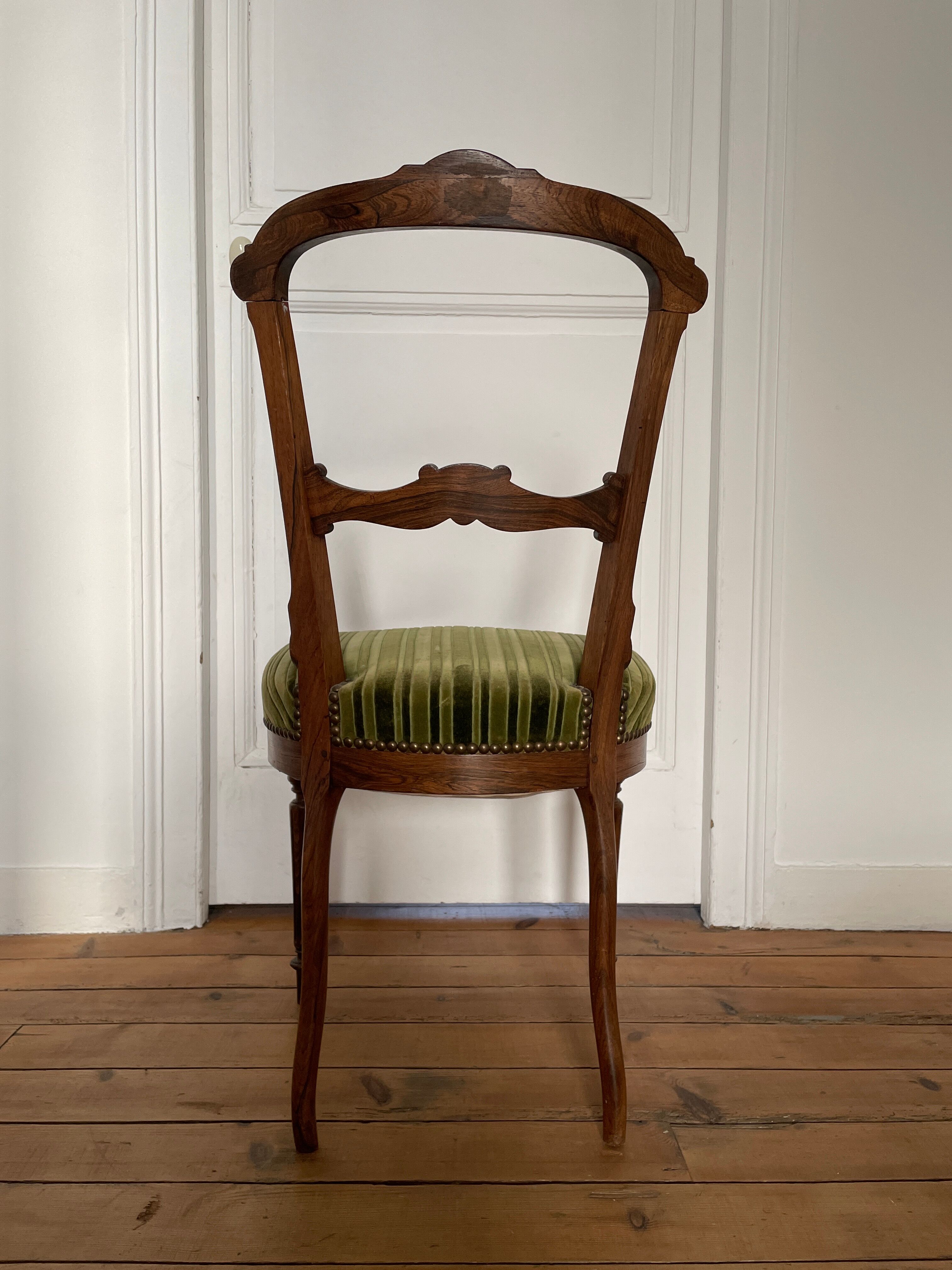 Series of 3 antique chairs Napoleon III