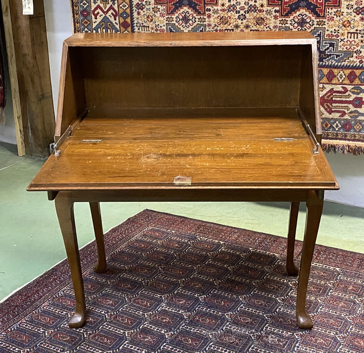 Asian-style teak secretary, 1970s manufacturing