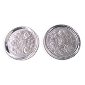 2 frosted glass bottle coasters or carafes