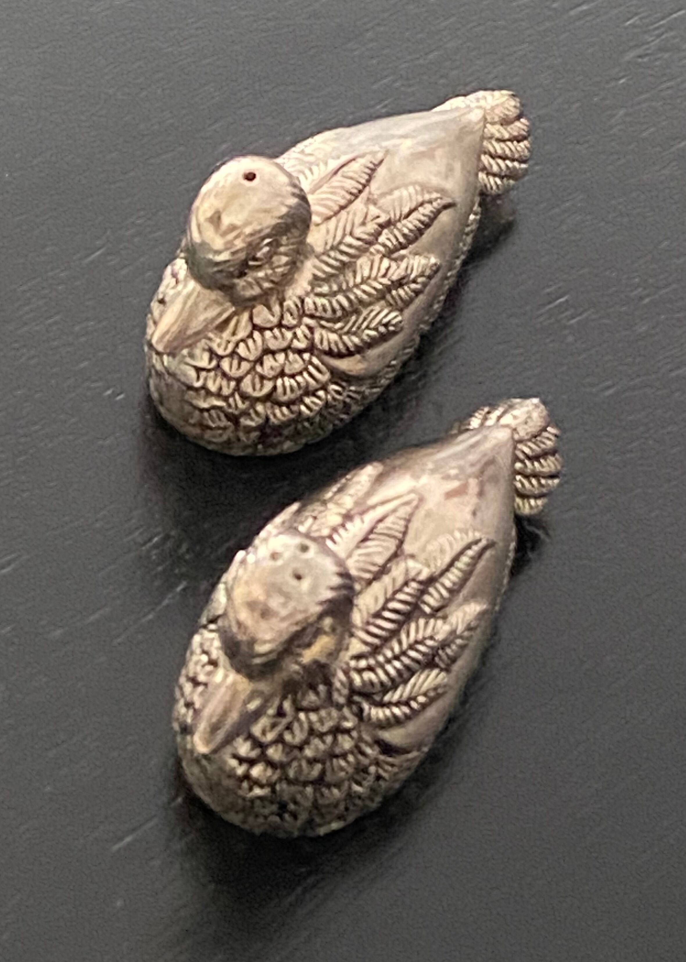 Salt and pepper shaker duck form brand silea