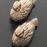Salt and pepper shaker duck form brand silea