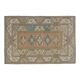 1970s Vintage Turkish Handmade Wool & Cotton Orange Area Rug 154x230