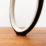 Sculptural porcelain vase from mid-century Germany by Lindner.