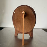 Vintage art deco style mahogany wooden frame measurements 17 cm x 12 cm
