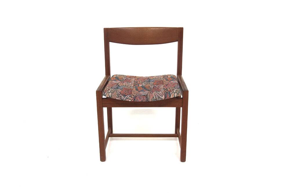 Set of 6 Scandinavian teak chairs, Sweden, 1960.