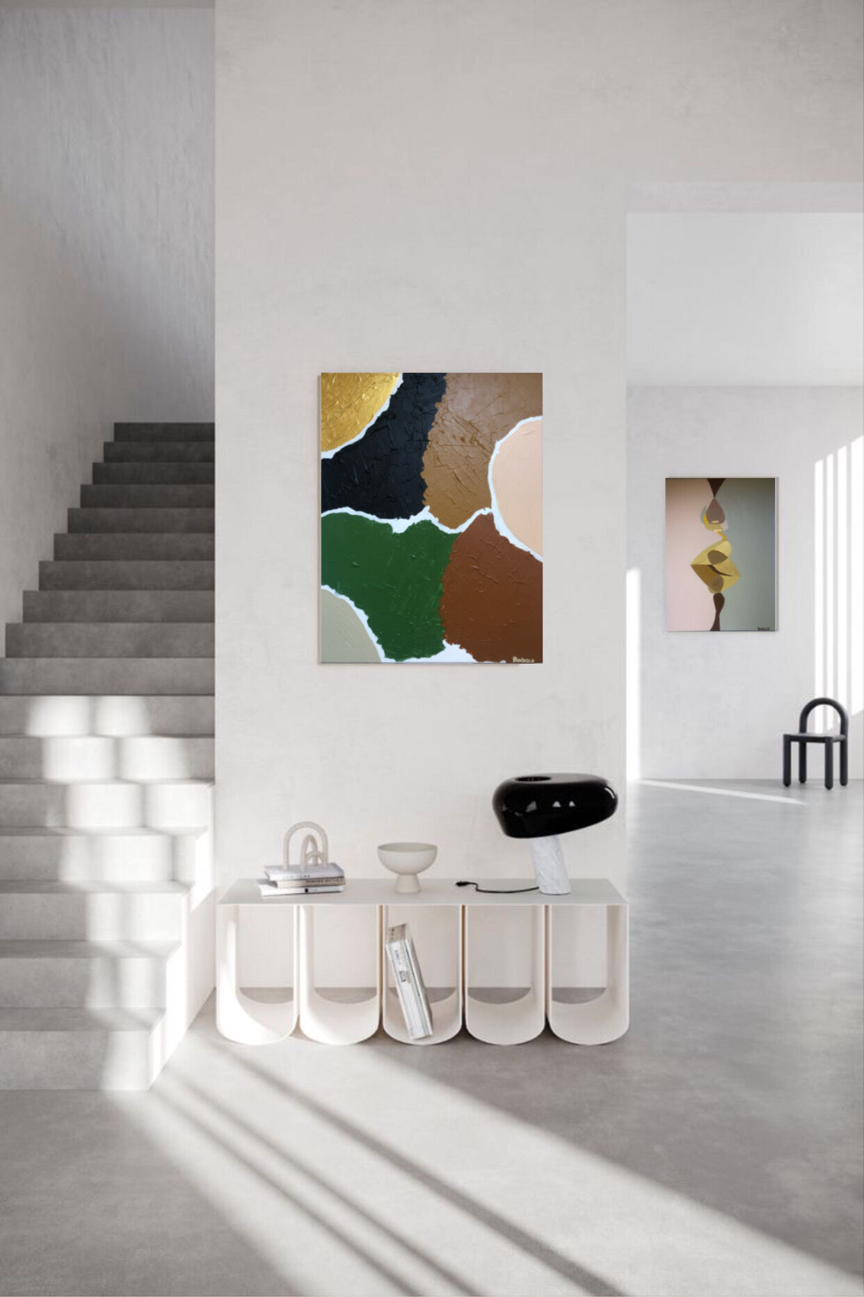 Acrylic painting living room painting