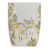 Large porcelain vase from the mid-century, hand-painted, Hutschenreuther, Selb, Germany, 1950s.