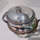 Sugar decoration silver metal shell
