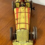 Charles Rossignol Bugatti 52 Tin Racing Car Toy from the 1930s