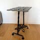 Occasional table / rectangular side table wrought iron with discs