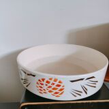 Plate Esterel charcoal salins baths